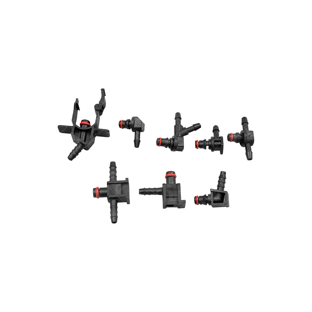Surtido de conectores de retorno para inyector diesel, 85 piezas 44802-WW