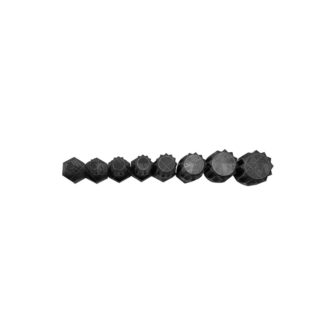Juego de llaves de vaso; Impacto, 1/2'', Torx, hexagonal y estriado 3545-WW