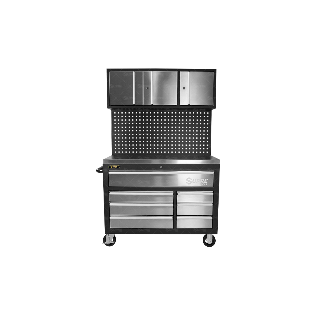 PRO - Estación de trabajo con ruedas - 4 módulos