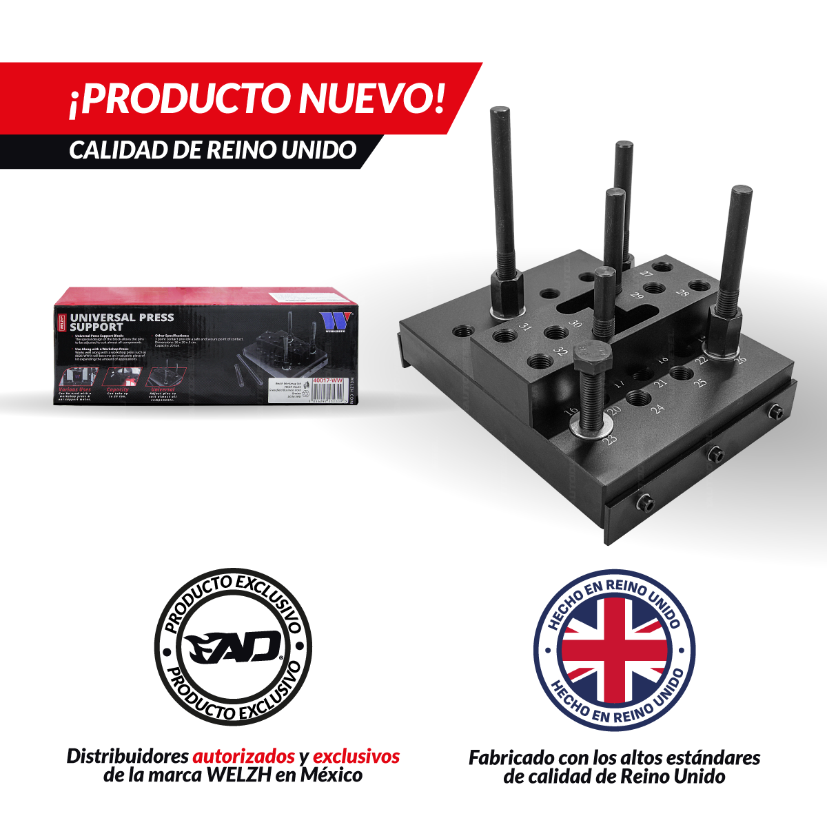 Soportes de prensa universal 40017-WW