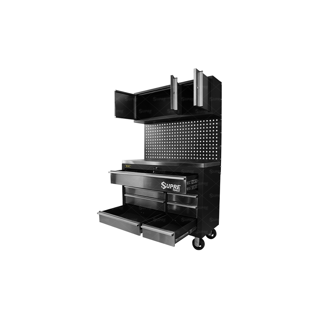 PRO - Estación de trabajo con ruedas - 4 módulos