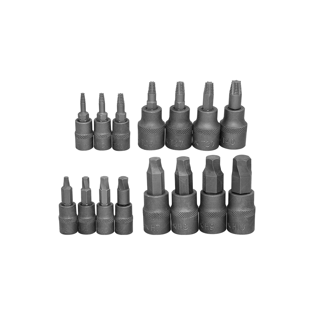 Removedores Torx® y hexagonales Lok-Typ™ de 15 piezas, kit maestro 4316-WW