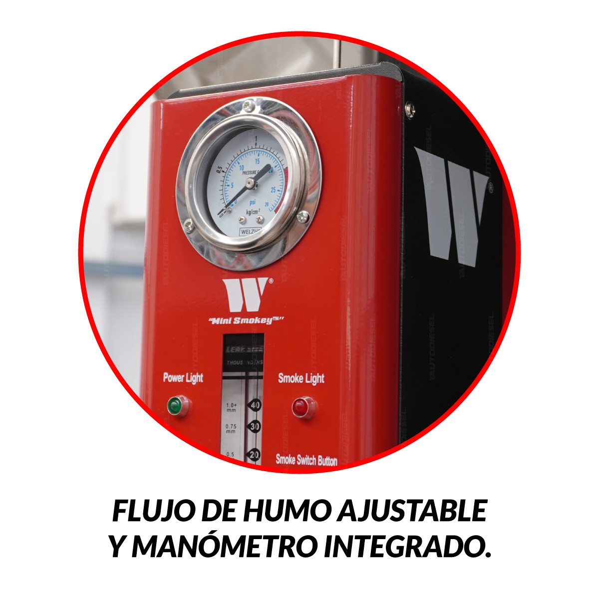 Máquina detectora de fugas de diagnóstico de humo ''Mini Smokey" 5069-WW