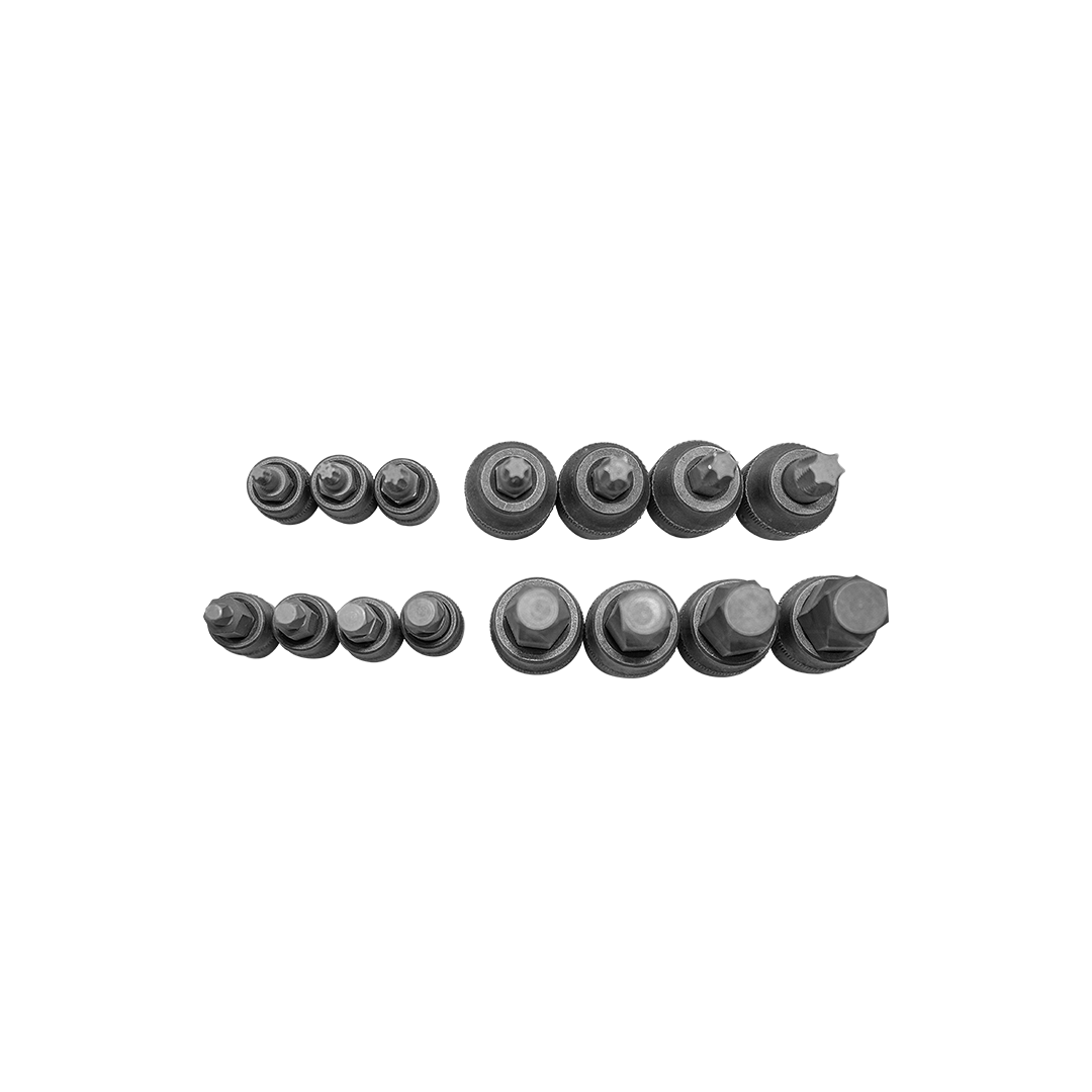 Removedores Torx® y hexagonales Lok-Typ™ de 15 piezas, kit maestro 4316-WW