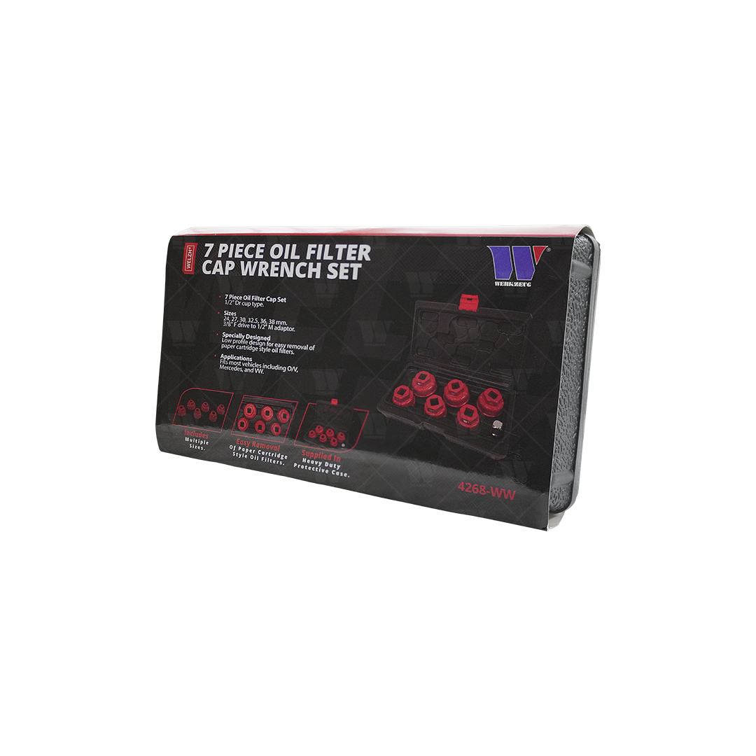 Juego de Llaves para Tapas de Filtro de Aceite; Juego de 7 Piezas 4268-WW