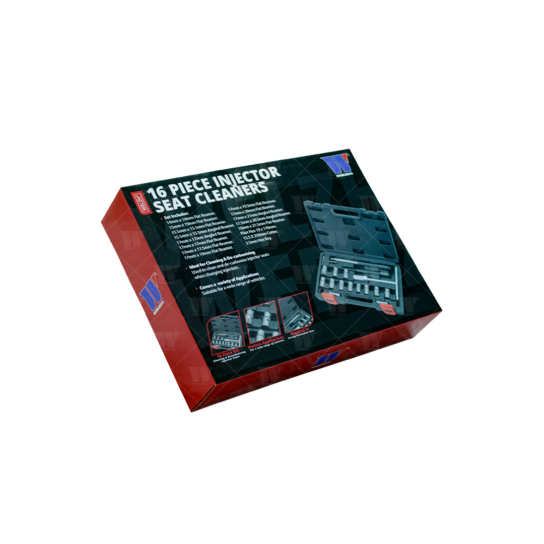 Limpiadores de asientos de inyectores; 17 piezas 1014-2-WW