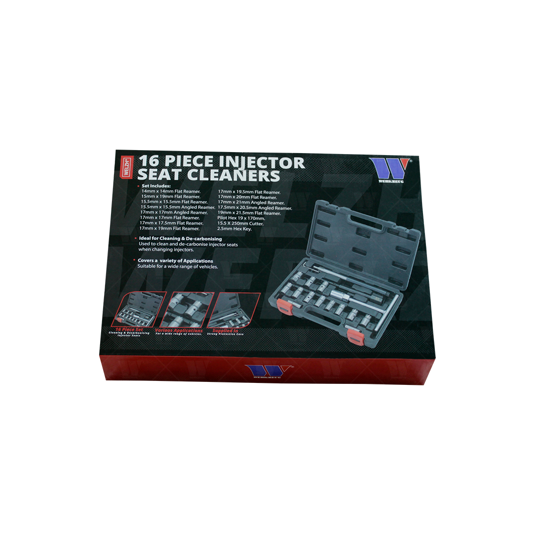 Limpiadores de asientos de inyectores; 17 piezas 1014-2-WW