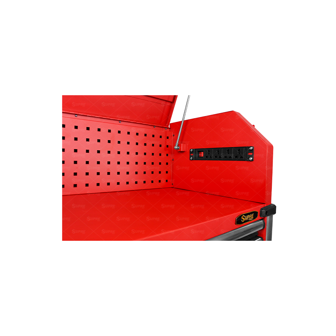 POWER X - Gabinete para herramientas con ruedas - 16 cajones