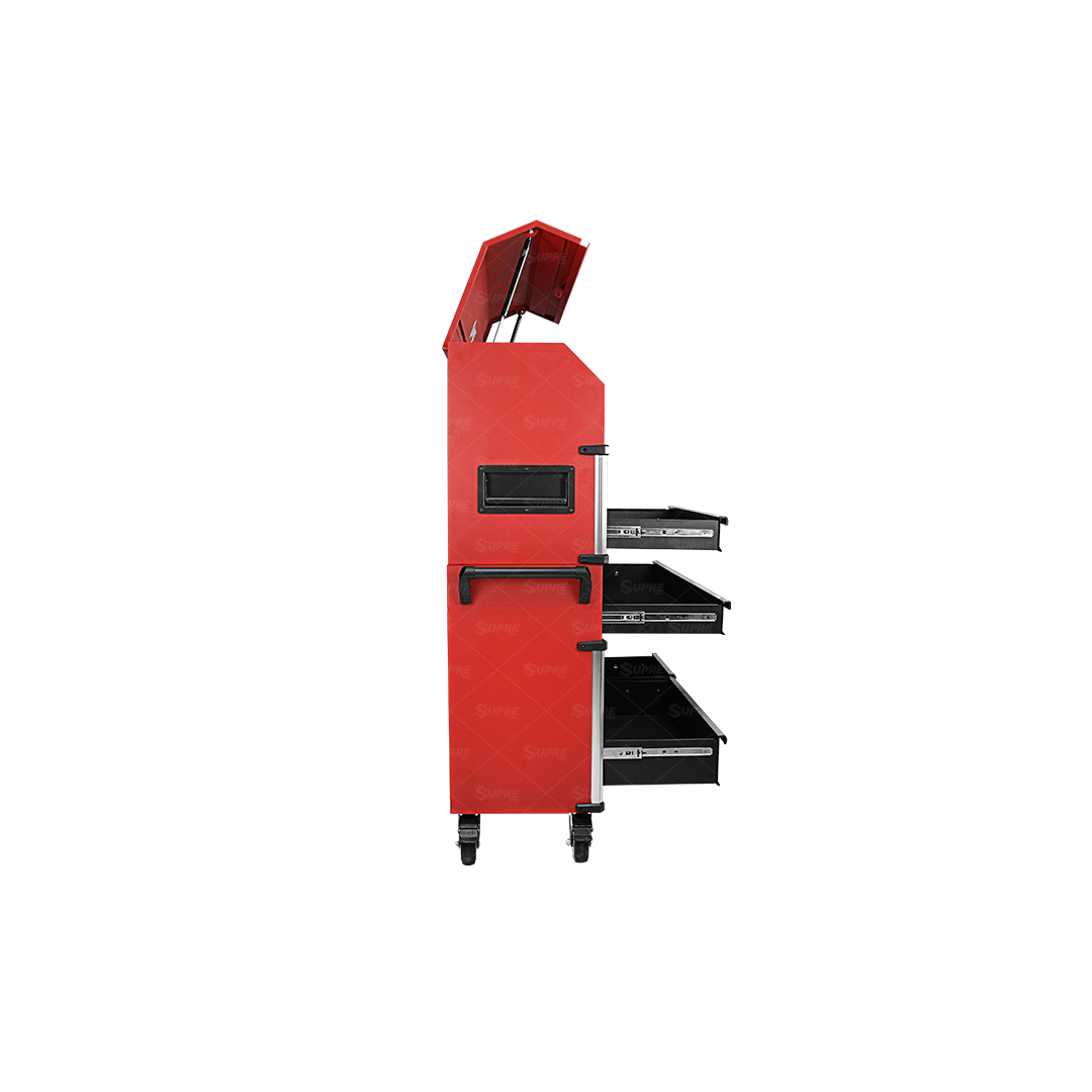 POWER XL - Gabinete para herramientas con ruedas - 18 cajones