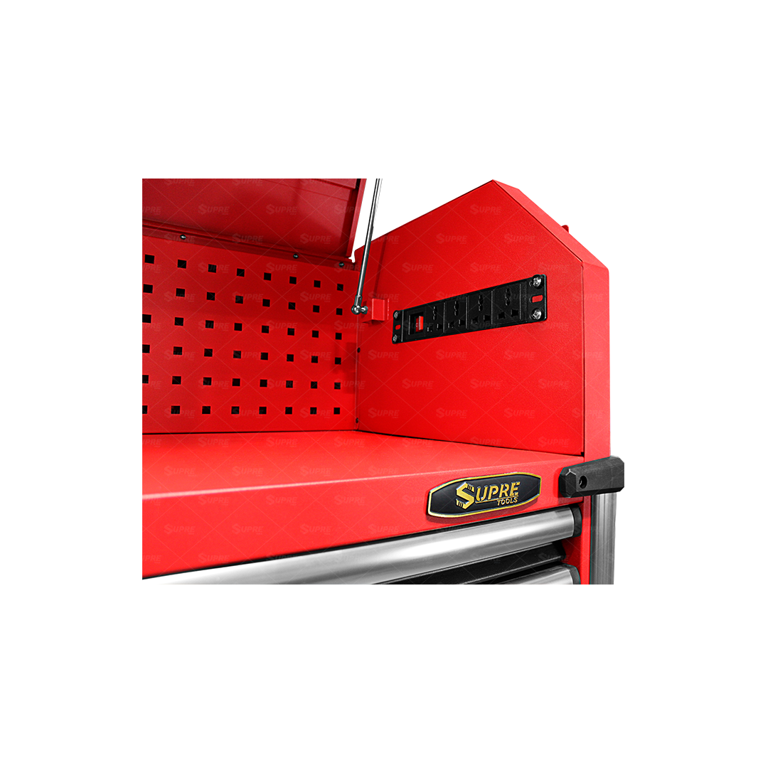 POWER XL - Gabinete para herramientas con ruedas - 18 cajones