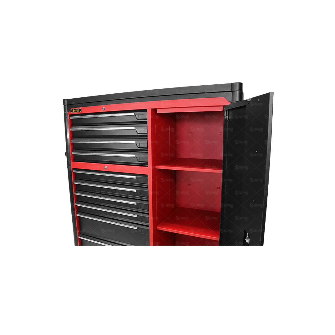 MAX CAR - Gabinete para herramientas con ruedas - 10 cajones
