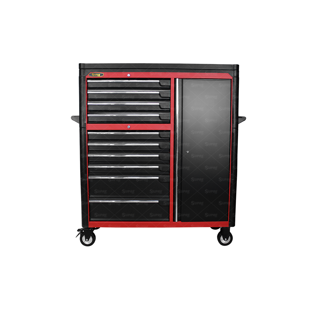 MAX CAR - Gabinete para herramientas con ruedas - 10 cajones