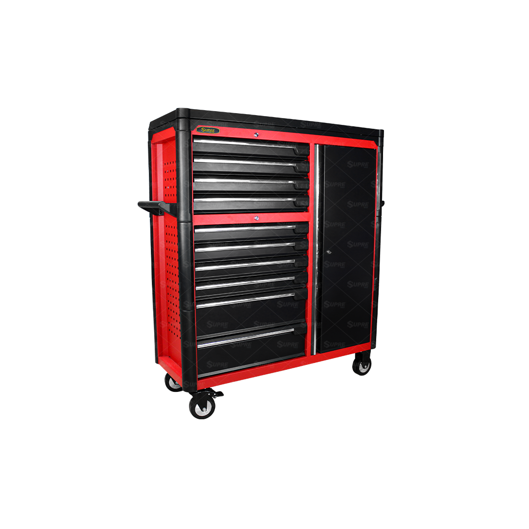 MAX CAR - Gabinete para herramientas con ruedas - 10 cajones