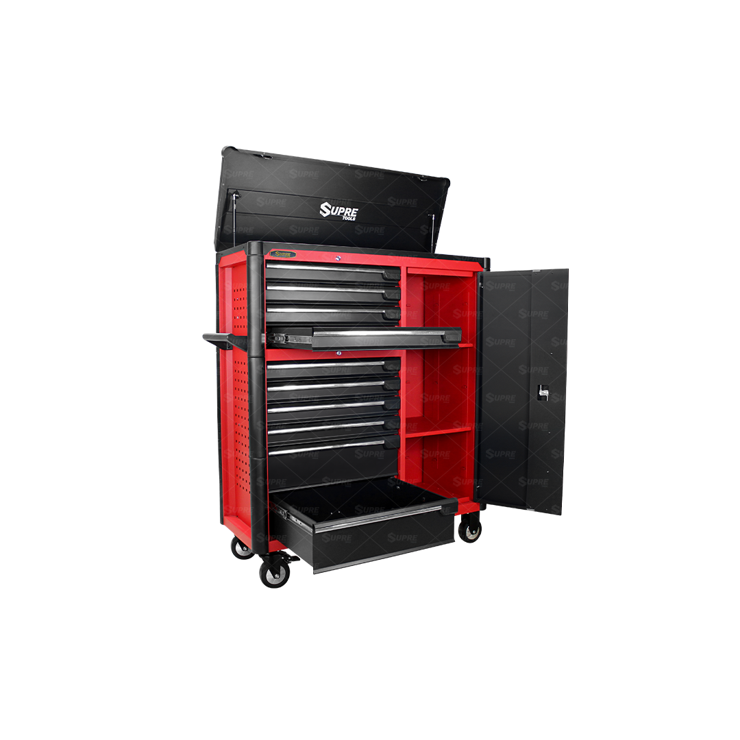 MAX CAR - Gabinete para herramientas con ruedas - 10 cajones