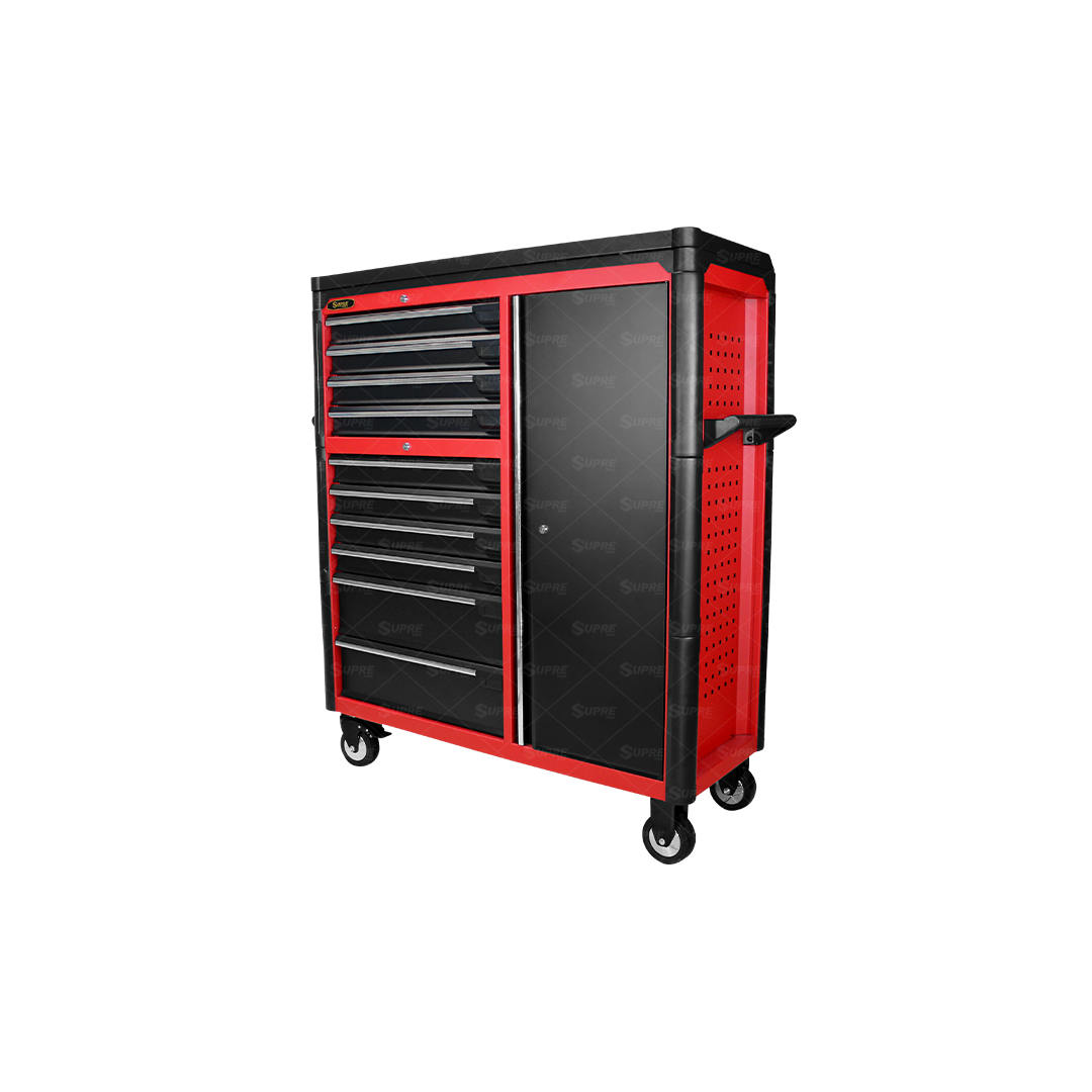 MAX CAR - Gabinete para herramientas con ruedas - 10 cajones