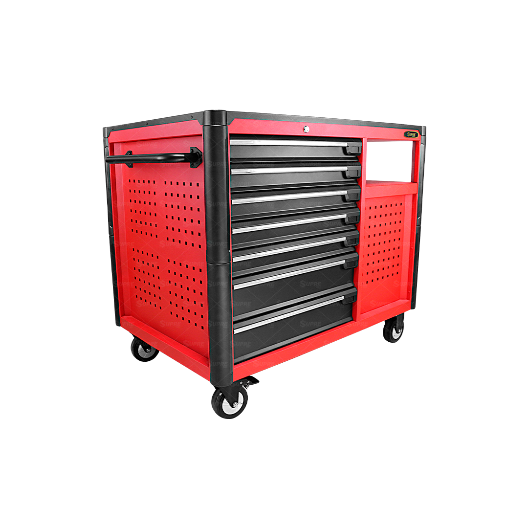 360 - Gabinete para herramientas con mesa de trabajo con ruedas - 12 cajones