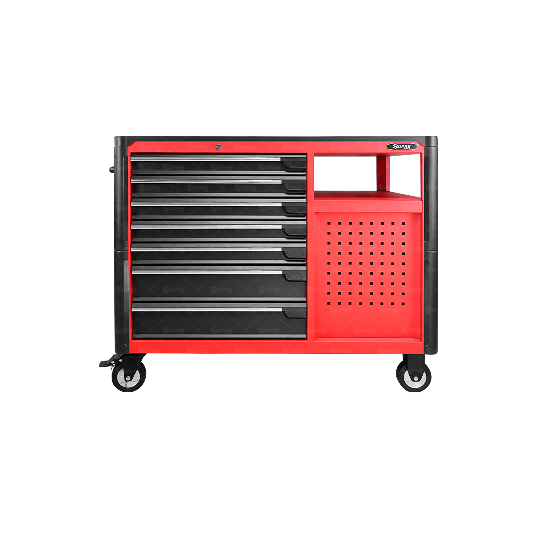 360 - Gabinete para herramientas con mesa de trabajo con ruedas - 12 cajones