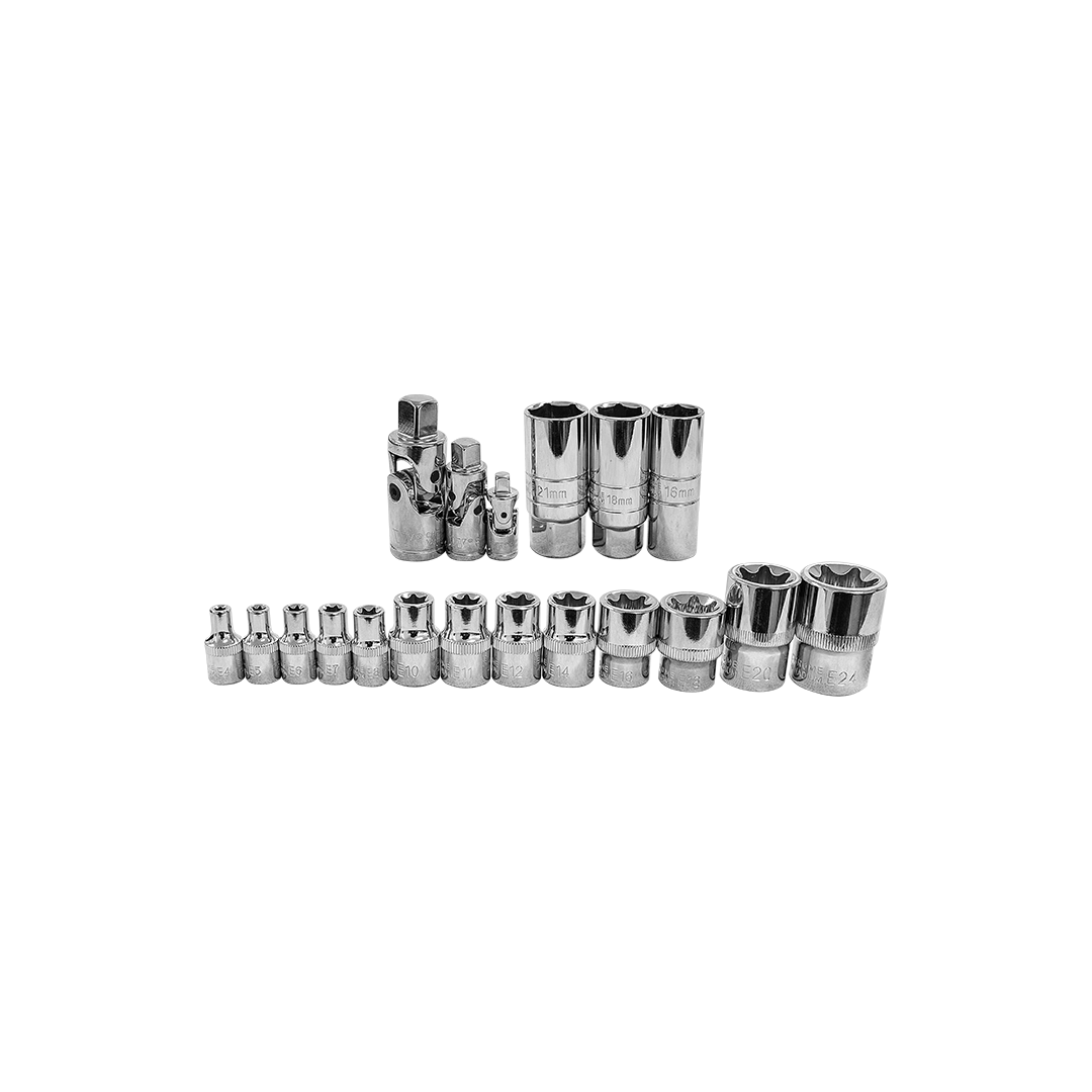 Autocle, Juego de herramientas; Cromo, 1/4'', 3/8'', 1/2'' (191 piezas) 4188-WW
