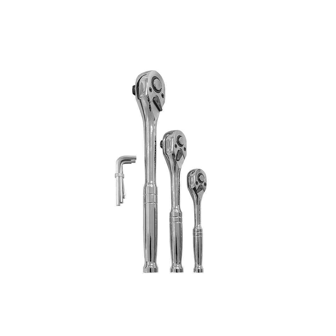 Autocle, Juego de herramientas; Cromo, 1/4'', 3/8'', 1/2'' (191 piezas) 4188-WW