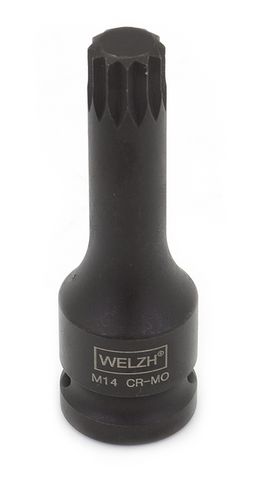 Vaso de Impacto; Estriado Spline, 1/2'' de carraca M5 4070-M5-WW