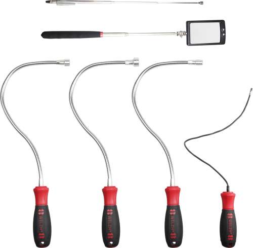 Set de 6 Piezas de Soporte Magnético Flexible y Telescópico con Espejo 5757-WW