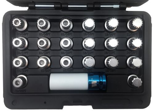 Llaves para Tuercas de Seguridad de Rueda; BMW, 21 Piezas
