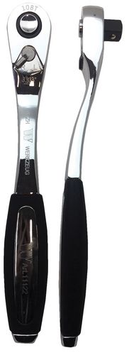 Carraca; Mango de carraca de 108 dientes con agarre suave 1/4''dr