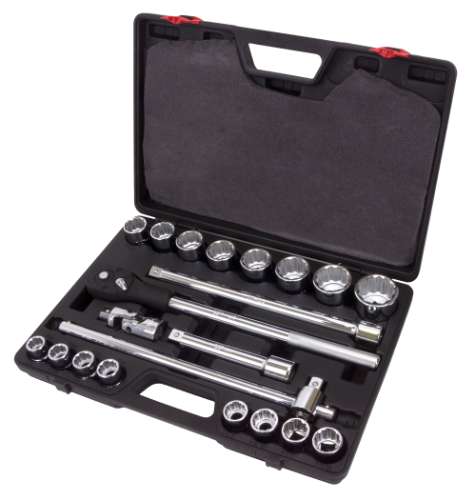 Set de herramientas de vasos; 12 puntos, 19-50 mm, 3/4'' 11105-WW