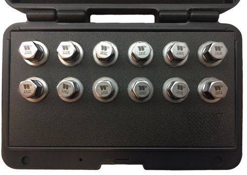 Llaves para Tuercas de Seguridad de Rueda, Opel/Vauxhall; OEM, Juego de 12 Piezas