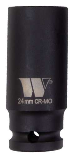 Vaso; 1/2''dr Impacto Profundo, 24 mm