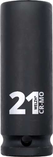 Vaso; de impacto, 6 puntos, profundo, 21 mm, 1/2'' de carraca