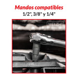 Juego puntas Torx de 12 piezas T8H-T60H S2 Acero zincado 1165-3-WW
