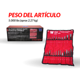 Punzones y cinceles resistentes de 30 piezas 1750-WW