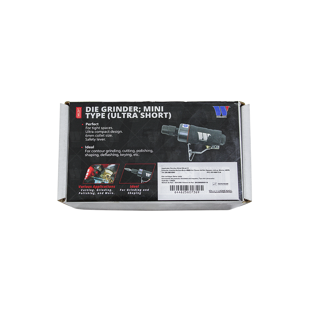 Amoladora de troqueles; Tipo mini (ultracorto) 3014-WW