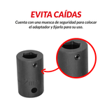 Juego de llaves de vaso; Impacto, 1/2'', Torx, hexagonal y estriado 3545-WW