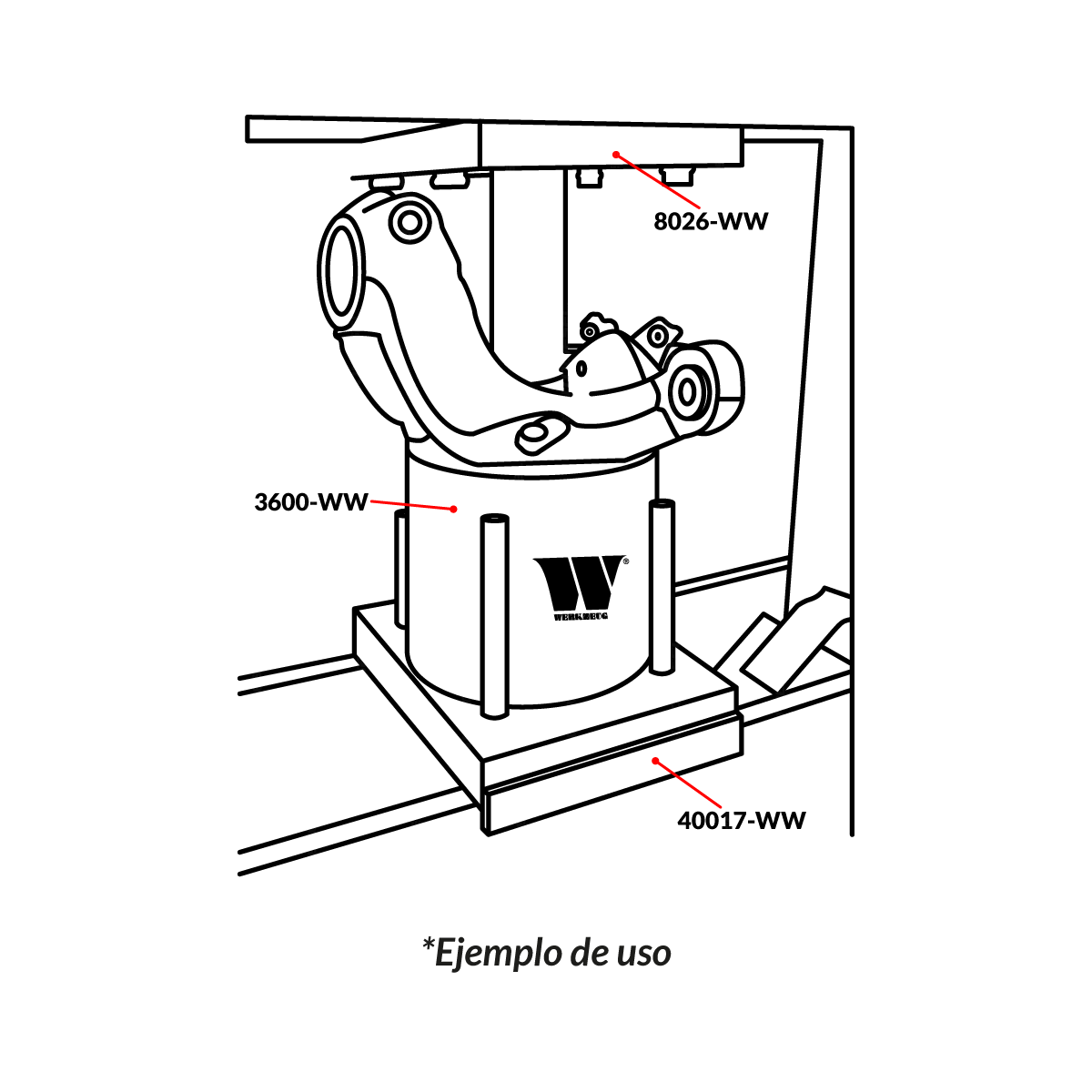 Soportes de prensa universal 40017-WW