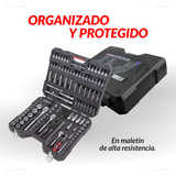 Autocle, Juego de herramientas; Cromo, 1/4'', 3/8'', 1/2'' (191 piezas) 4188-WW
