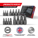 Removedores Torx® y hexagonales Lok-Typ™ de 15 piezas, kit maestro 4316-WW