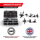 Surtido de conectores de retorno para inyector diesel, 85 piezas 44802-WW