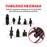 Surtido de conectores de retorno para inyector diesel, 85 piezas 44802-WW