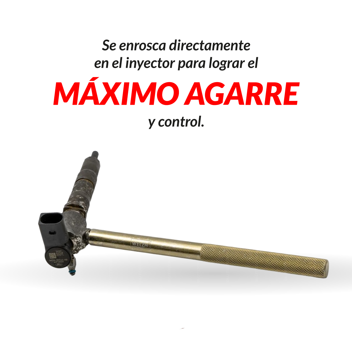 Extractor para inyectores diesel, barras de tracción de inyector; 2 piezas 44823-WW