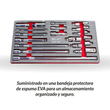 Juego de barras de extensión para matraca y nudos, 23 piezas 44908-WW