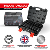 Juego de dados de impacto con nudo; 15 vasos de impacto universales con junta flexible de 1/2''dr, 10-24 mm 5151-WW