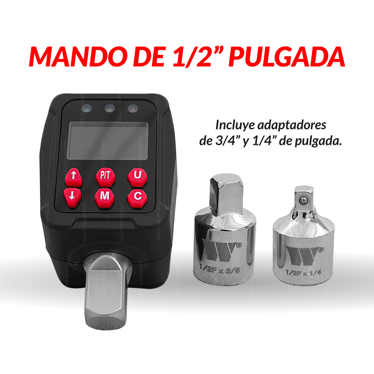 Adaptador de par digital; torquimetro, 1/2'' dr 10-200 Nm 5193-WW