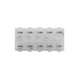 Lainas de Ajuste para motor diesel Newtec B42 1.340-1.520MM N.P. GIN20B42100B2B