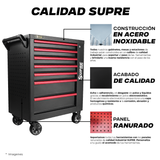FORT - Gabinete para herramientas con ruedas - 7 cajones