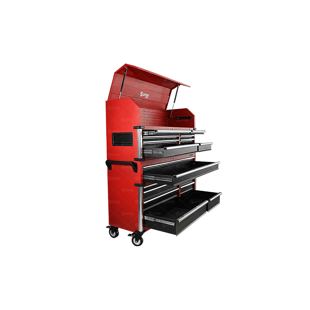 POWER XL - Gabinete para herramientas con ruedas - 18 cajones