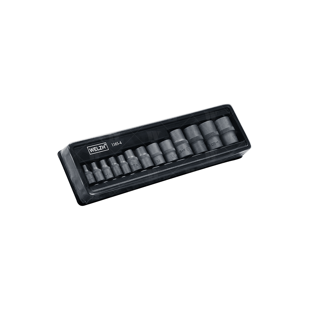 Juego de Dados, Torx® 3/8'', E4-E24, Acero S2 1165-4-WW