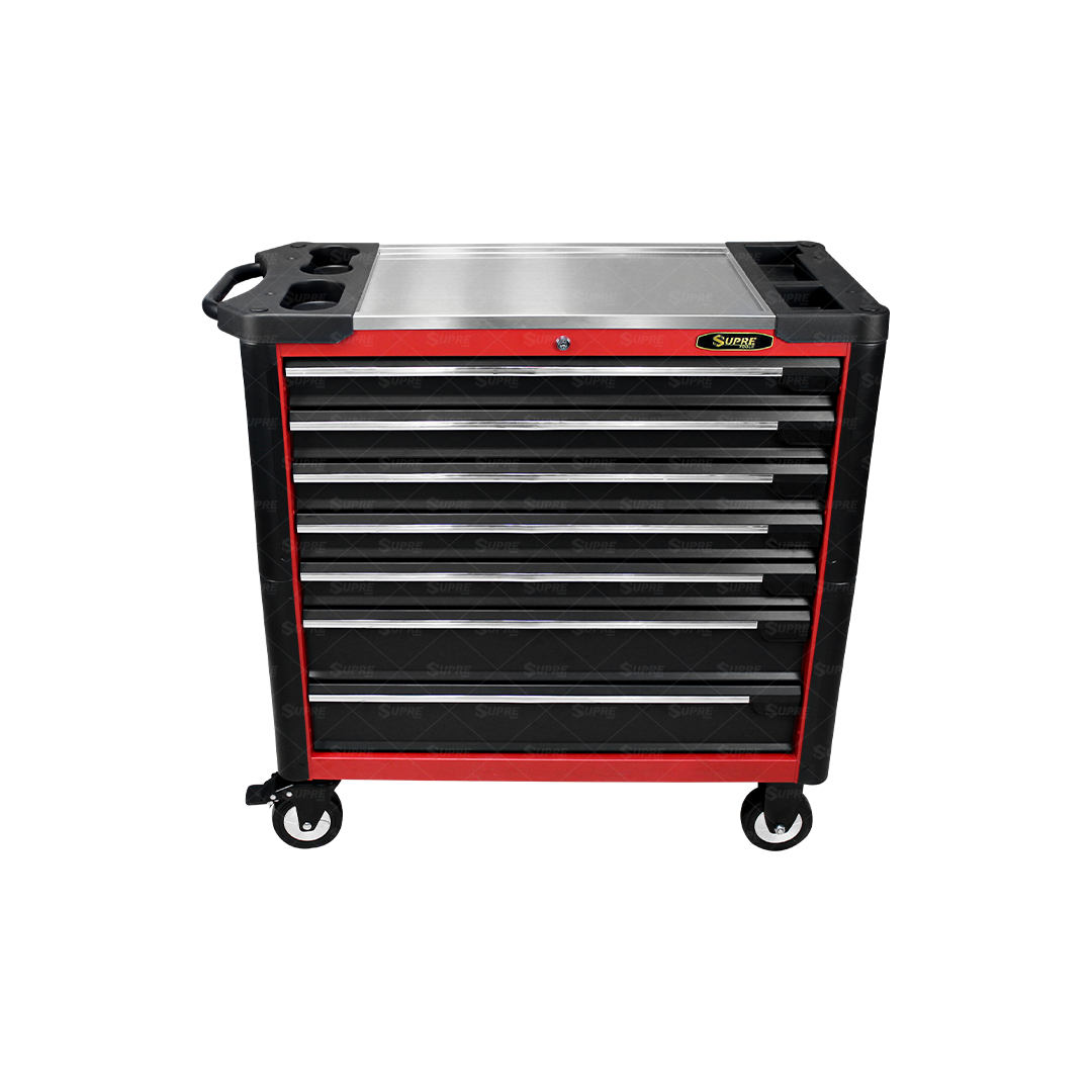 MAX - Gabinete para herramientas con ruedas - 7 cajones