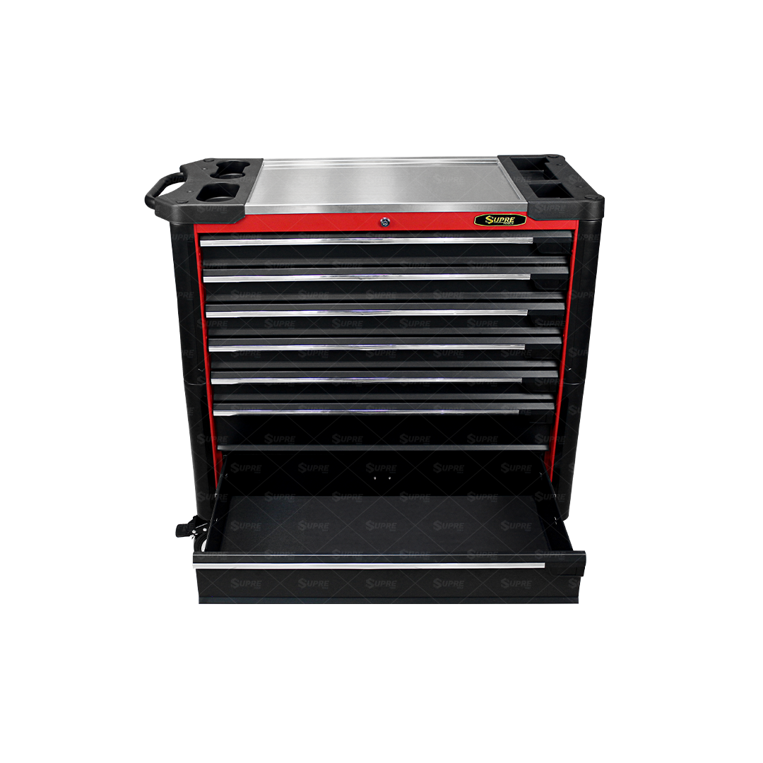 MAX - Gabinete para herramientas con ruedas - 7 cajones